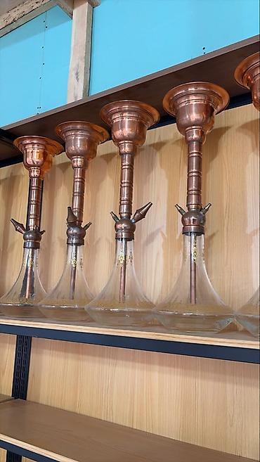Mis qablı nərgilər – mis gövdə və şüşə kolba ilə DIQQET. TOPDAN