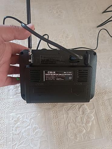 airpods qulaqcıq: CMiK MK-511BT daşınan radio-maqnitofon - Dalğa diapazonları: FM, SW — 2