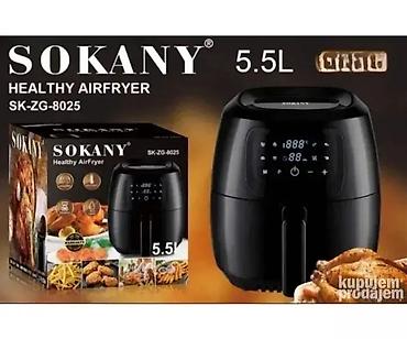 nintendo switch kp: Sokany friteza na vruć vazduh 5.5L – 1400W 🍟✨ Pripremite zdravu i — 1