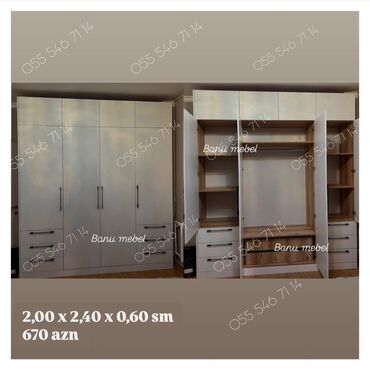 Dolablar: Yeni, 4 qapılı Düz dolab, Qarderob, paltar dolabı lalafo.az -da Dolablar: Yeni, 4 qapılı Düz dolab, Qarderob, paltar dolabı