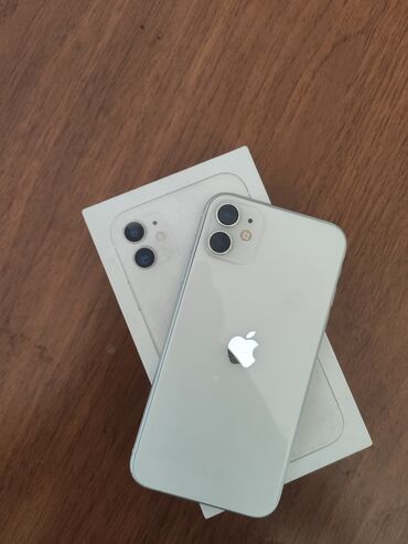 ayfon 11 sekilleri: IPhone 11, 64 GB, White Titanium, Barmaq izi, Face ID, Sənədlərlə