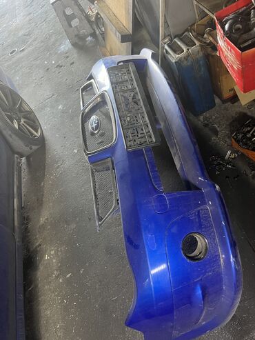 импреза: Передний Бампер Subaru 2005 г., Б/у, цвет - Синий, Оригинал