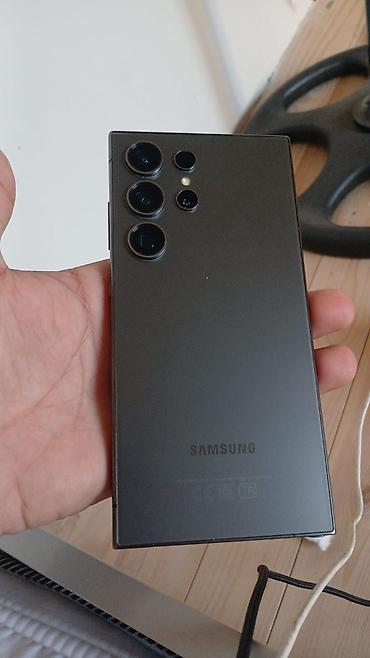 2 el telfonlar: Samsung Galaxy S24 Ultra, 256 GB, rəng - Boz, Barmaq izi — 1