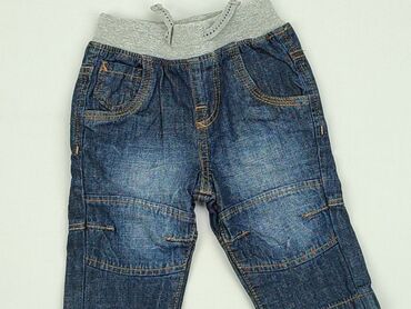 czarne jeansy chłopięce: Spodnie jeansowe, Tu, 3-6 m, stan - Bardzo dobry
