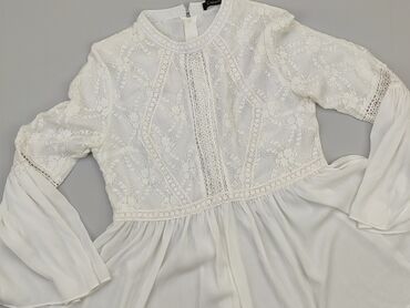 biała długa sukienki boho: Блуза жіноча, L, стан - Хороший