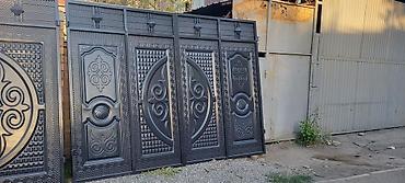 Металлические двери на заказ: Металлическая дверь на заказ, Для частного дома, Двухстворчатая, Железная, Кыргызстан, Бесплатный замер — 45