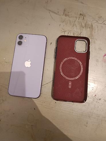 Apple iPhone: IPhone 11, Б/у, 128 ГБ, Deep Purple, Защитное стекло, Чехол, 83 % — 9