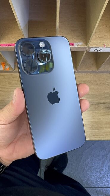 телефон в рассрочку: IPhone 15 Pro, Колдонулган, 256 ГБ, Коргоочу айнек, Каптама, 96 %