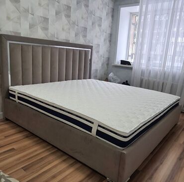 Кровати: Новый, Двуспальная кровать, С подъемным механизмом, С матрасом, С выдвижными ящиками