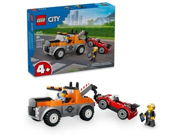 детский игровой набор щенячий патруль: НОВИНКА ИЮНЯ 2024! Lego 60435 City 🏙️Ремонт эвакуаторов и спортивных