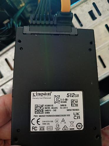 fury ssd: Daxili SSD disk Kingston, 512 GB, 2.5", İşlənmiş — 2