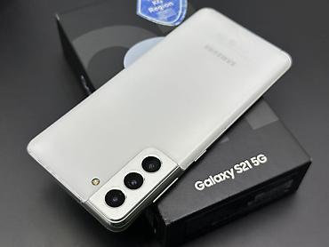 Samsung: Samsung Galaxy S21 5G, Б/у, 128 ГБ, цвет - Белый, 2 SIM — 10