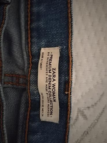 Farmerke: Dve ženske farmerke – različiti modeli i bendovi. 1) Sinsay skinny — 7