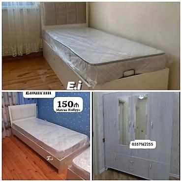 Yataq otağı dəstləri: Təknəfərlik çarpayı, Dolab, Yeni -da lalafo.az — 4 Yataq otağı dəstləri: Təknəfərlik çarpayı, Dolab, Yeni — 4