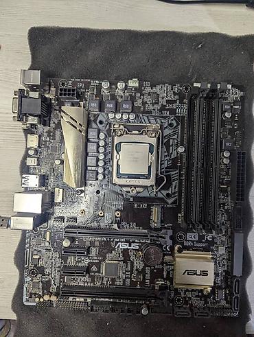 socket 1151: Материнская плата для ПК, Б/у, Asus, LGA1151, Micro-ATX — 1