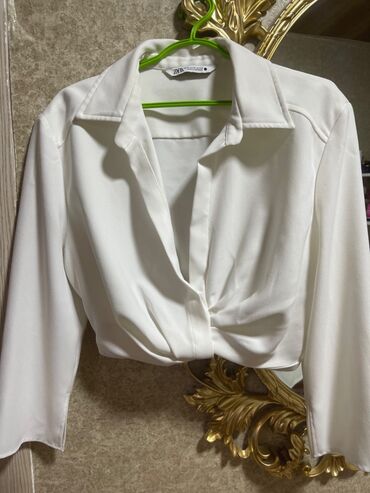 Рубашки и блузы: Zara, S (EU 36), цвет - Белый
