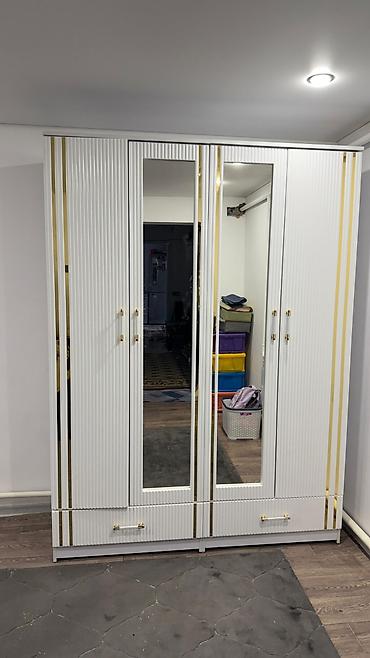 Шифоньеры, шкафы для одежды: Шифоньер, шкаф для одежды, Прямой, МДФ — 7