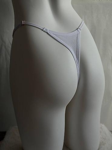 Трусики: Трусы-стринги женские, высокая посадка - Модель: минималистичные — 10