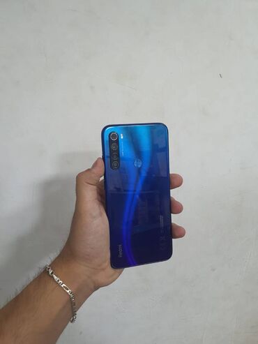 Redmi: Redmi Note 8, 64 GB, rəng - Göy, Zəmanət, Barmaq izi, İki sim kartlı