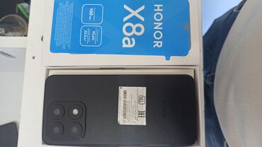 телефон fly e200: Honor X8a, 128 ГБ, цвет - Черный, Кнопочный, Отпечаток пальца, Две SIM карты