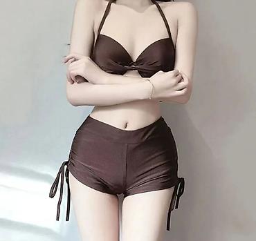 накидка летняя: Раздельный купальник, С накидкой, XL — 3