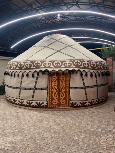 Аренда юрт: Аренда юрты, Каркас Деревянный, 85 баш, Посуда, Самовар, С полом — 8