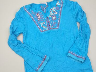 biała bluzka w serek: Blouse, 14 years, 158-164 cm, condition - Good