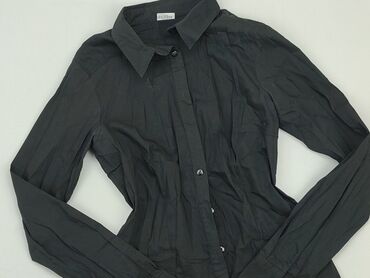 czarne bluzki na długi rekaw: Koszula Damska, S, stan - Bardzo dobry