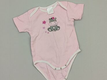 różowe body niemowlęce: Боді, 9-12 міс., 
стан - Хороший