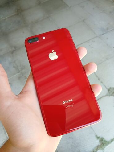 Apple iPhone: IPhone 8 Plus, 64 GB, Qırmızı, Barmaq izi