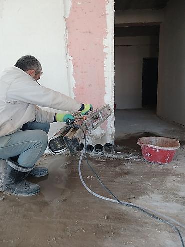 Digər tikinti xidmətləri: Dəmir-beton və kərpic divarlarda qapı-pəncərə açılışlarının kəsilməsi — 20