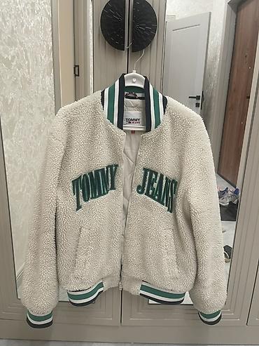 tommy hilfiger kurtka: Tommy Jeans kişi/junior sherpa bomber gödəkçəsi - Material: yumşaq — 1