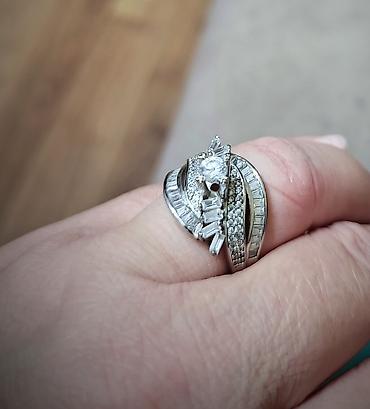 Кольца: Кольцо, Swarovski, Серебро — 1