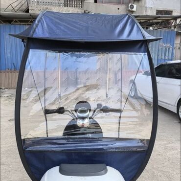 Мотозапчасти и аксессуары: 🔥 КРЫША-ТЕНТ для скутера от СНЕГА и дождя Прочная конструкция и — 4