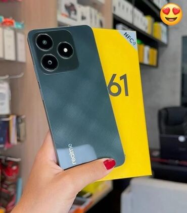 Техника для кухни: Realme C61, 256 ГБ, Гарантия, Две SIM карты, Face ID