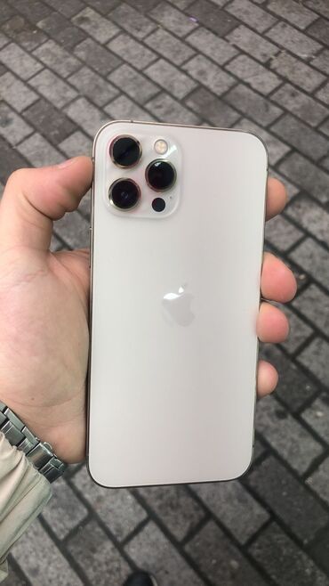 iphone 12 pro max irşad: IPhone 12 Pro Max, 128 GB, White Titanium, Face ID