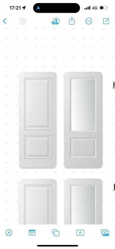 ручки на кухонную мебель: Эшик панели, Ички эшиктер үчүн, Орнотуусуз