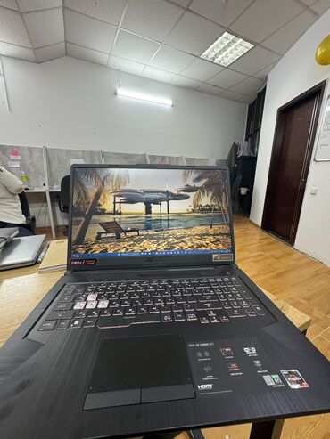ноутбук для программистов: Ноутбук, Asus, 16 ГБ ОЗУ, AMD Ryzen 7, 17 ", Новый, Для работы, учебы, память HDD + SSD