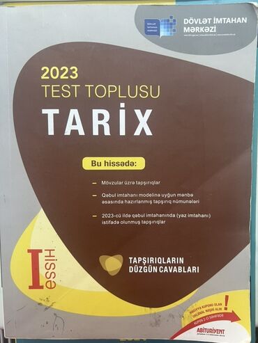 Словари: 2023-cü il buraxılışlı bu Tarix test toplusu, mövzular üzrə