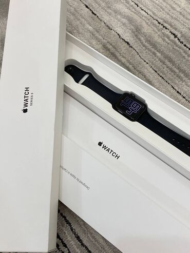 Apple Watch: Продаю Apple Watch 3 series ⌚️ Коробка родная, акб 91 Заблокированы