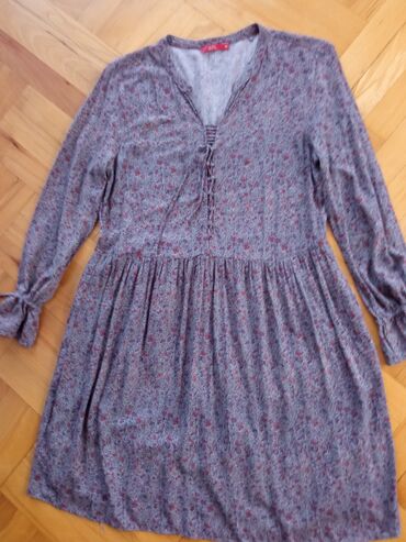 haljine svecane za punije: M (EU 38), color - Purple, Oversize, Long sleeves