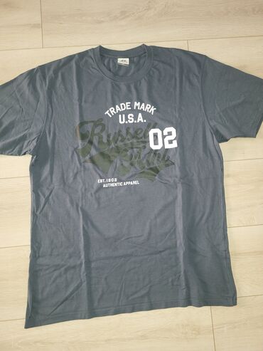 prsluk 2xl 3xl: Men's T-shirt 2XL (EU 44), bоја - Siva