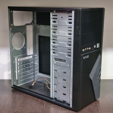 Корпусы ПК: Корпус ПК, Б/у, Delux, ATX, цвет - Черный — 8