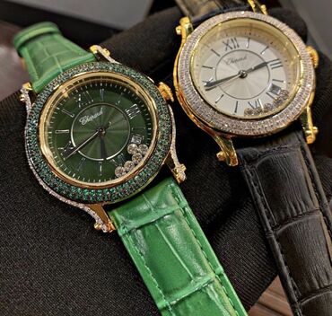 швейцарские часы фирменные: Chopard ️Премиум модель ️Камни Swarovski ️Сапфировое стекло