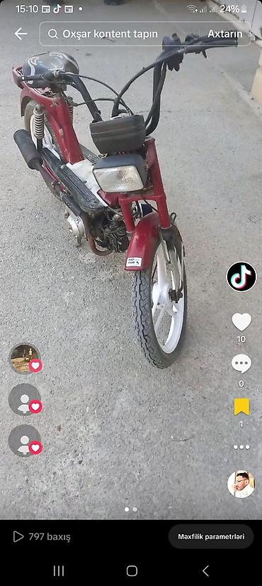 super qanadlar: Moped/skuterlə şəhər içi rahat gediş üçün kompakt iki təkərli — 1