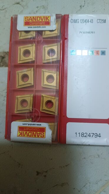 İstehsal avadanlığı: Dəzgah alətləri və kəsici lövhəciklər (freze və torna üçün) — 5