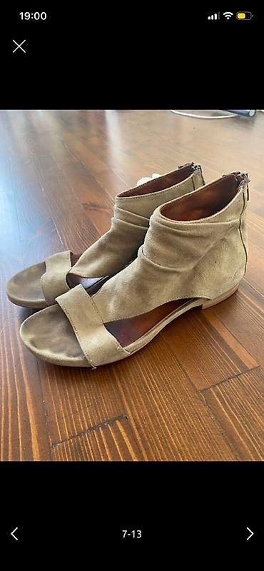 летний обувь: Босоножки, 40, Massimo Dutti, Б/у, цвет - Коричневый, Самовывоз — 7