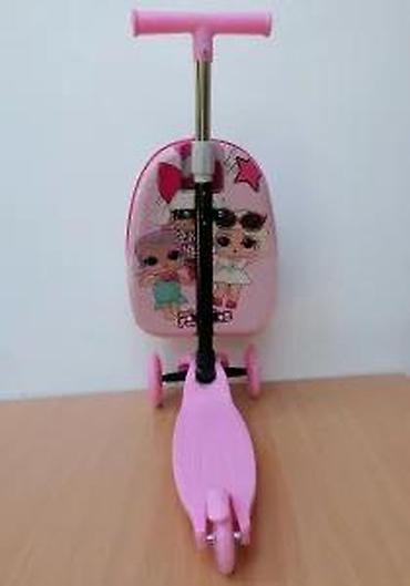 Rančevi, torbe i koferi: Dečiji trotinet sa koferom – 2 u 1 - Trotinet sa tri točka (dva — 23