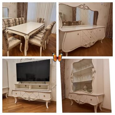 taxta qiymeti 2022: İşlənmiş, Komod, Masa və oturacaqlar, TV altlığı