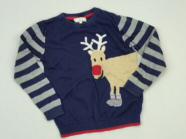 sweterek dla dziecka na szydełku: Sweater, 5-6 years, 110-116 cm, condition - Good